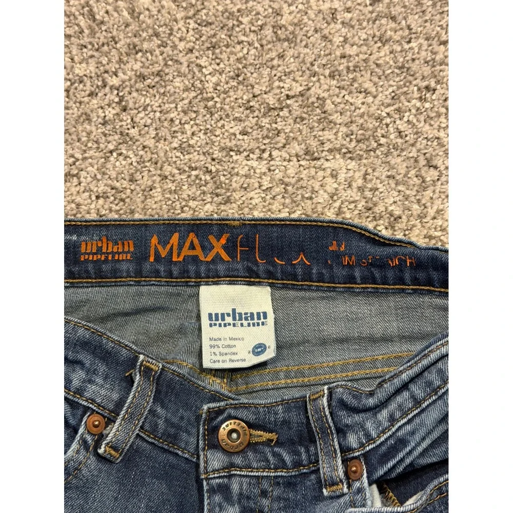 Urban Pipeline Jeans Mens 30X32 Blue MaxFlex Slim Straight Medium Wash Denim